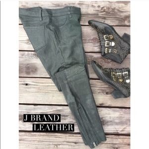 J brand leather pants